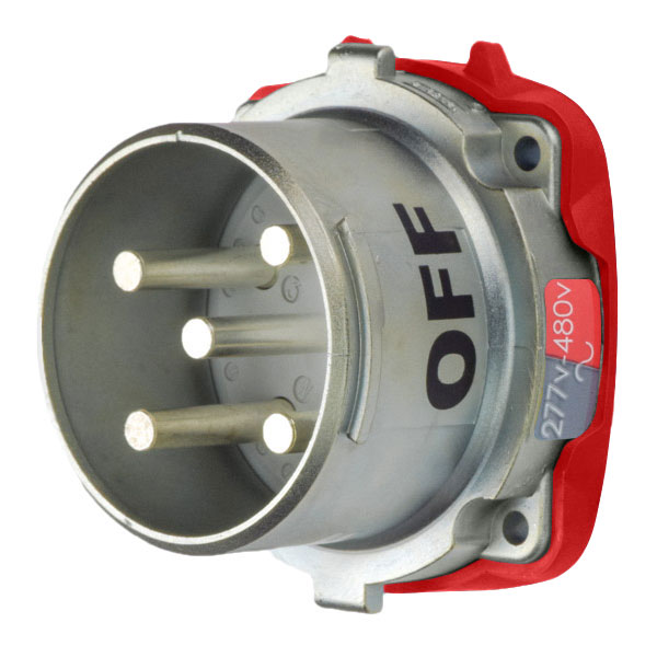 39-68247-K04 - DR100 INLET METAL SIZE 4 TYPE 3R 3P+N+G 100A 277/480 VAC 60 Hz NO AUX